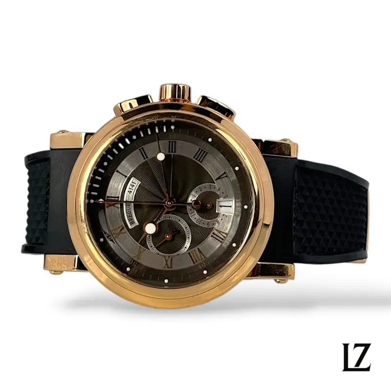 Hodinky Breguet Marine z růžového zlata – pohled na ciferník